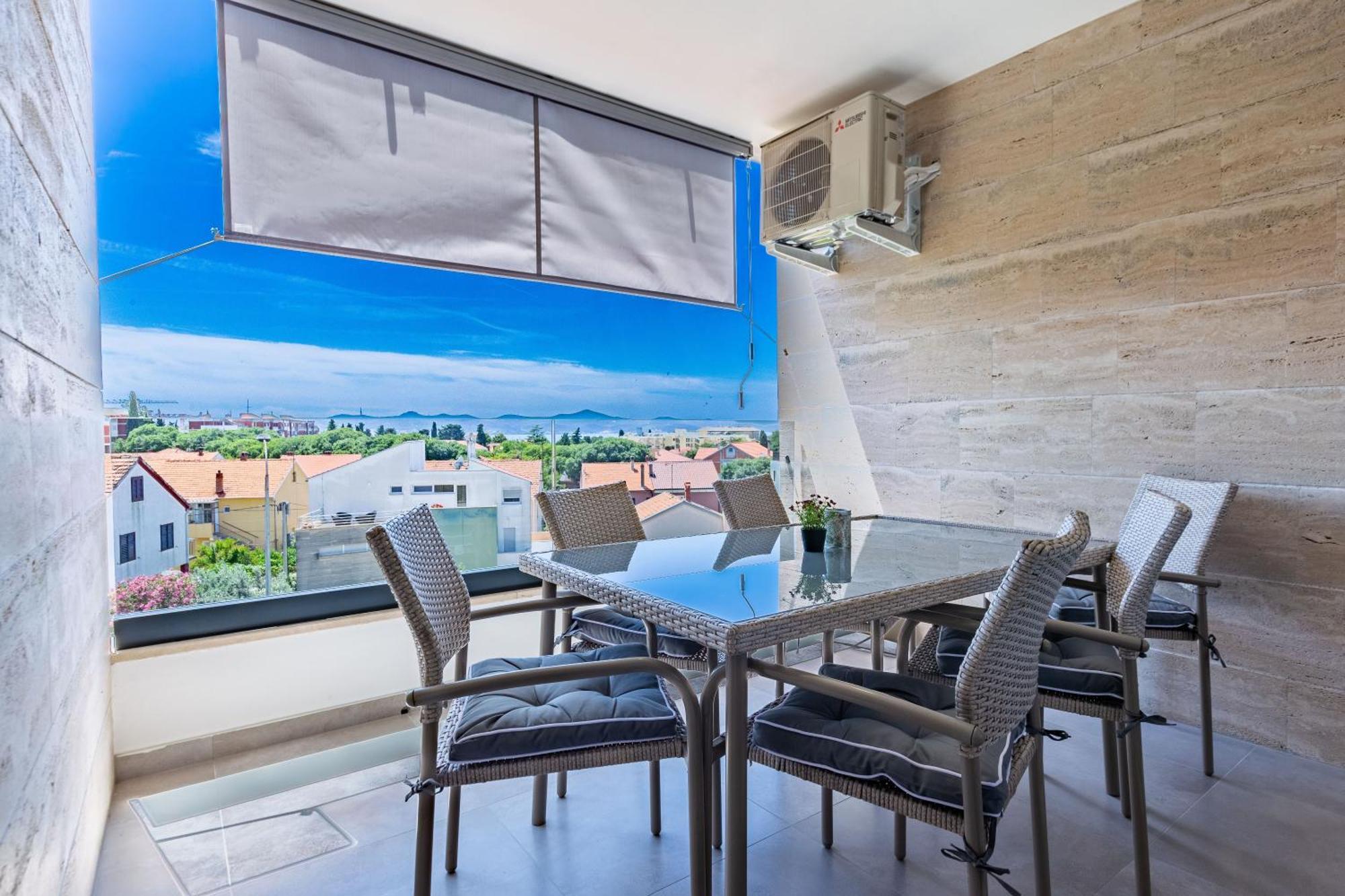 Apolon 2Bdr Apartment With Balcony ซาดาร์ ภายนอก รูปภาพ